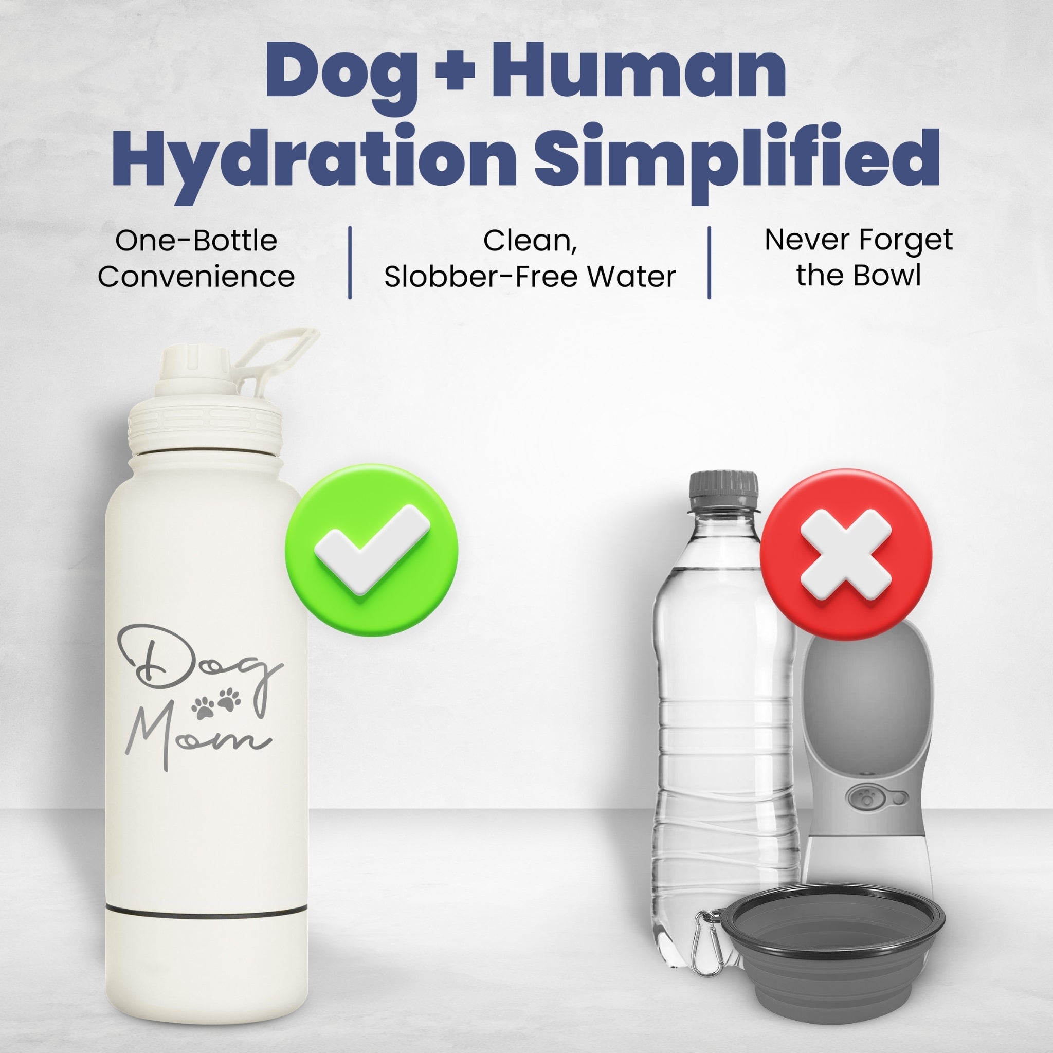 Dog + Human Water Bottle